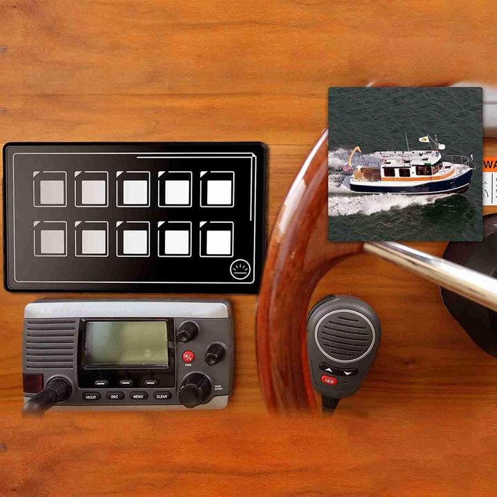 Schalter Panel,Schalttafel für 10P Membransteuerung Bluetooth APP Steuerung mit LED Hintergrundbeleu