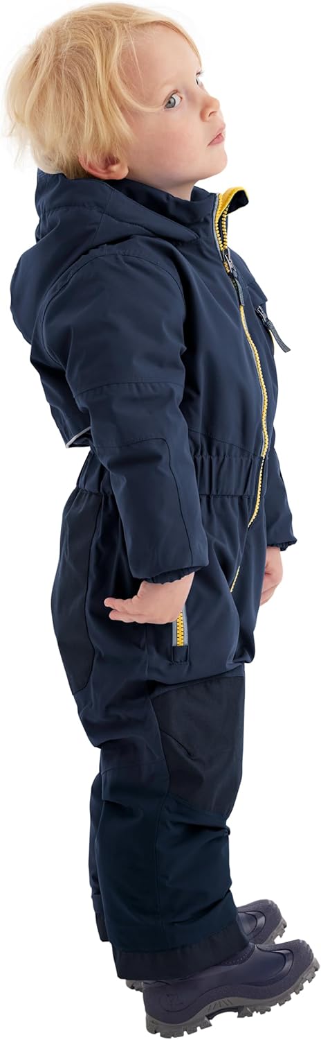Killtec Unisex Kinder Fisw 31 Mns Onpc Skioverall/Schneeanzug mit Kapuze, wasserdicht, dunkelblau, 8