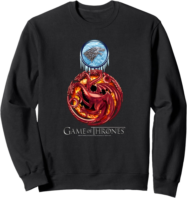 Game of Thrones Targaryen Stark Combined Sweatshirt