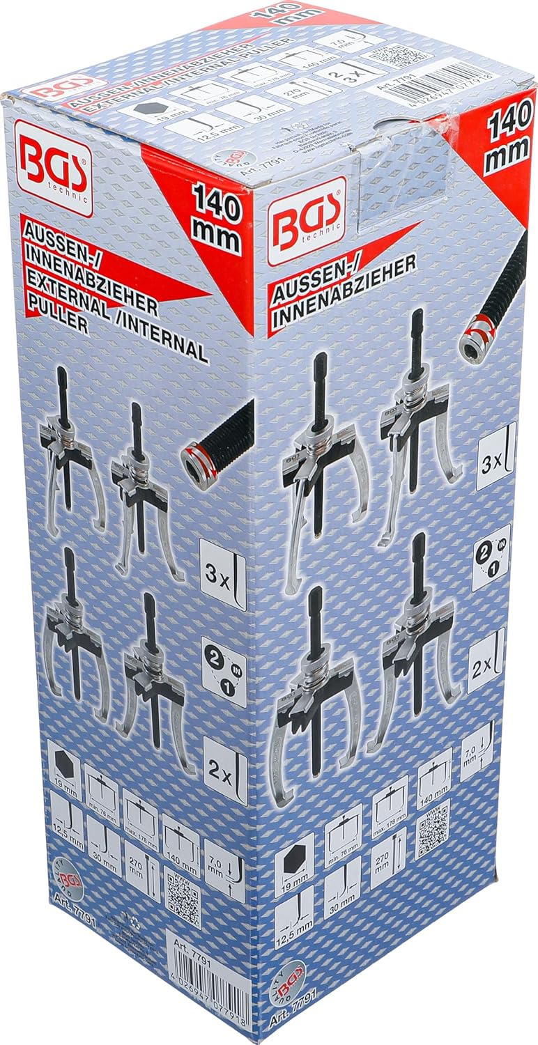 BGS 7791 | Aussen-/Innenabzieher, 2- und 3-armig | 76 - 178 mm, 76 - 178 mm