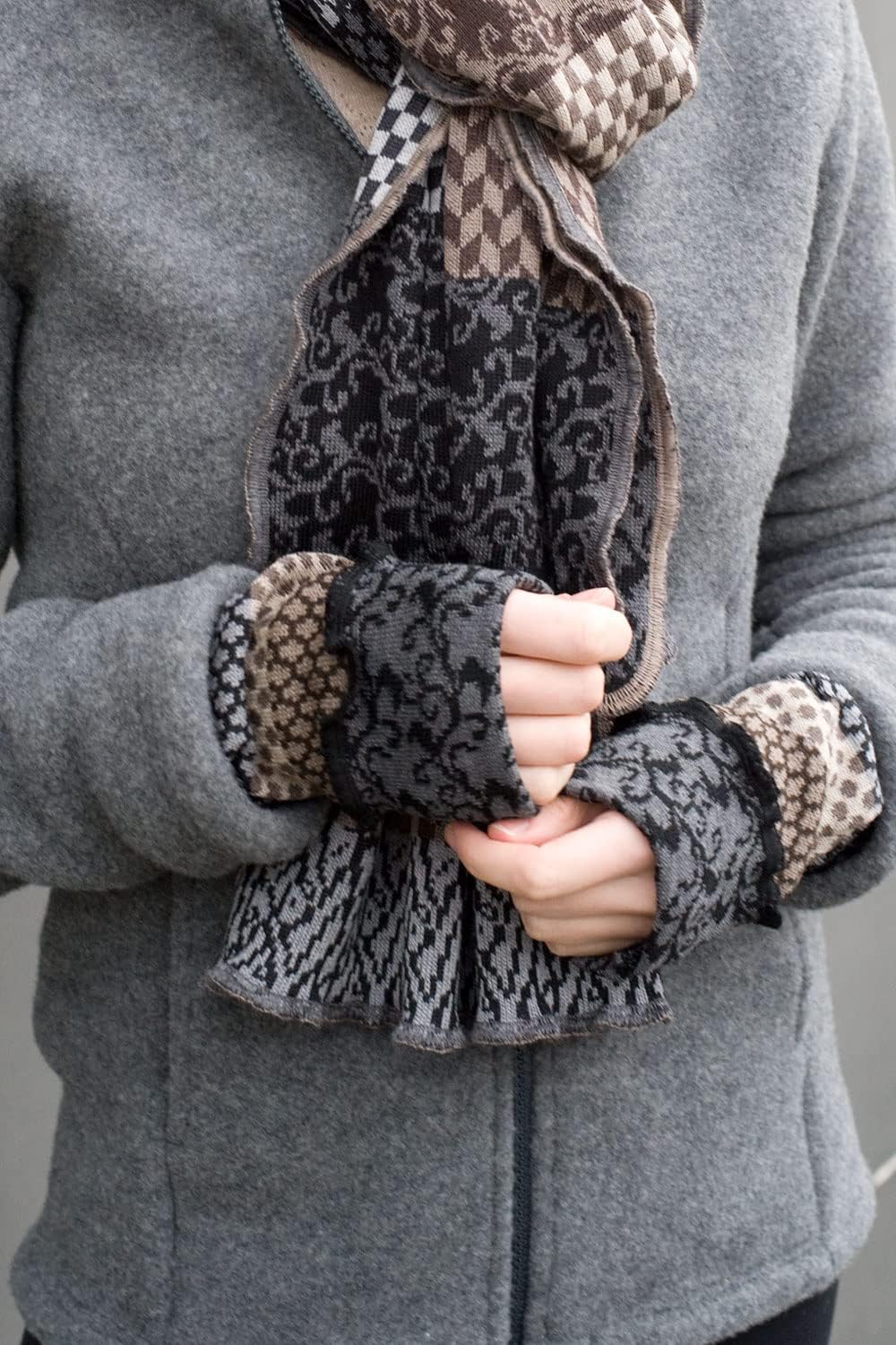 invero, Merino Armstulpen/Armwärmer Judy, 100% Wolle Herbst, Herbst