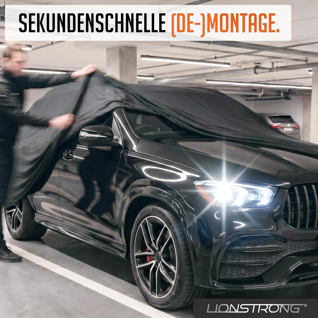 LIONSTRONG® Autoabdeckung Innenraum [HOCHWERTIGER Stoff 220 G/M²] - SUV-XL 7) SUV-XL, 7) SUV-XL
