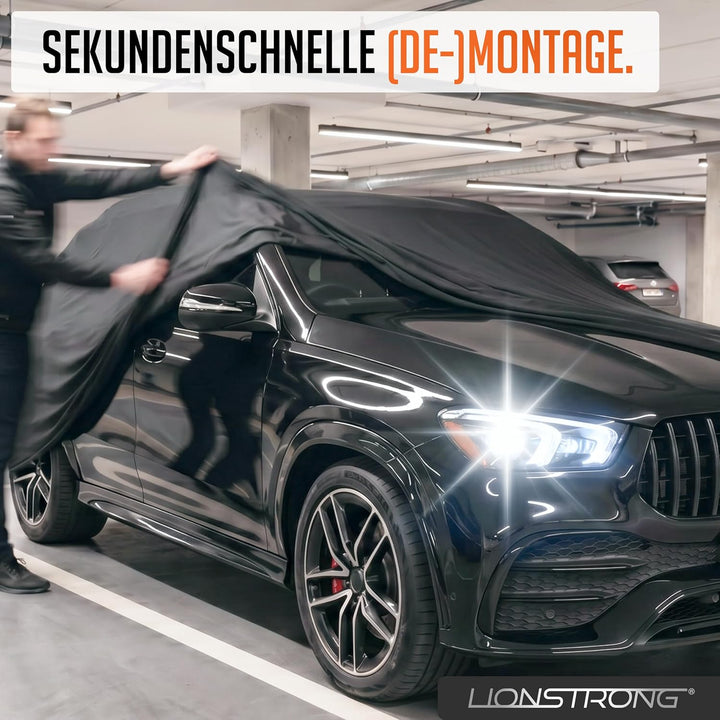 LIONSTRONG® Autoabdeckung Innenraum [HOCHWERTIGER Stoff 220 G/M²] - SUV-XL 7) SUV-XL, 7) SUV-XL