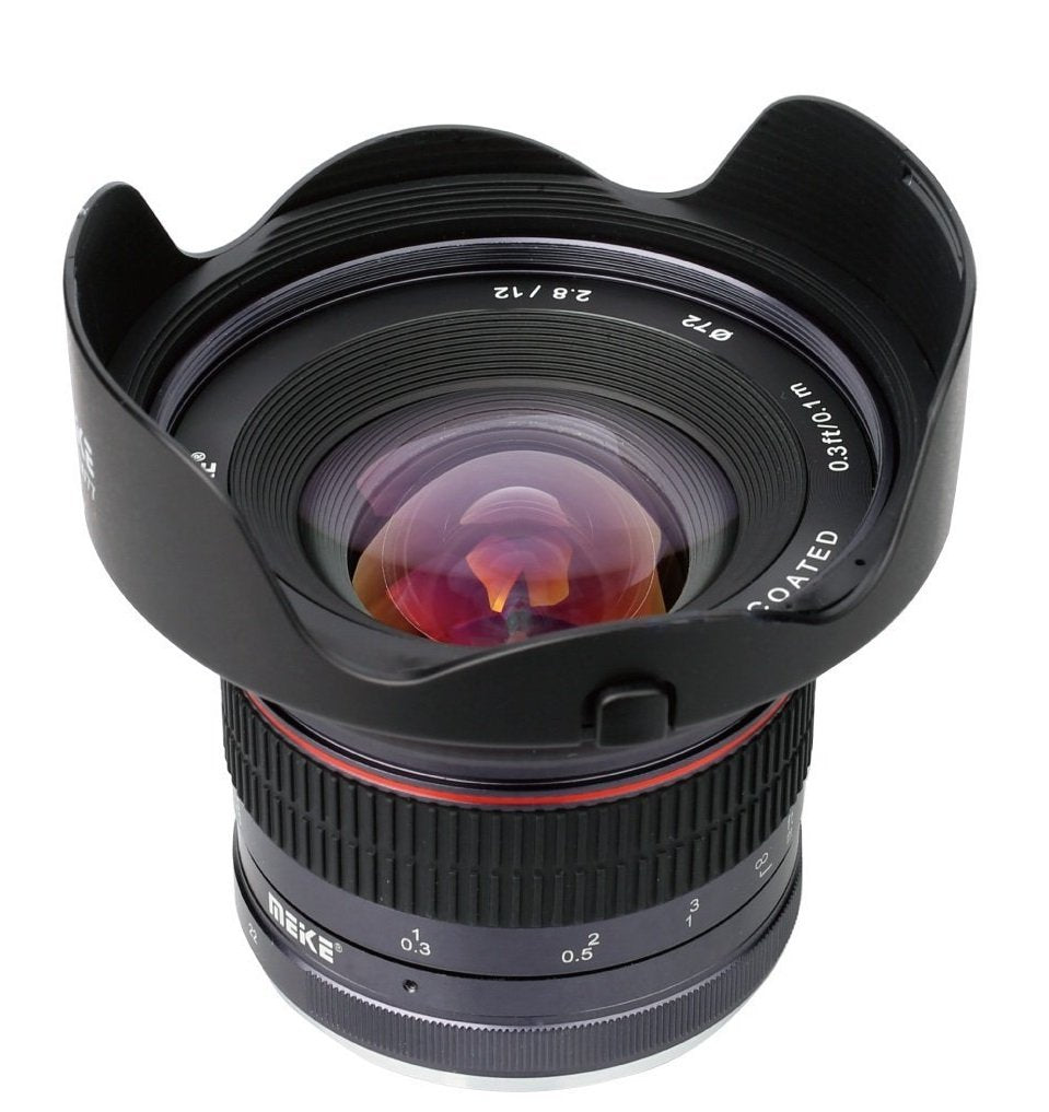 Meike Optics MK 12mm f2.8 Ultra-Weitwinkel Objektiv für Sony E-Mount, für Sony