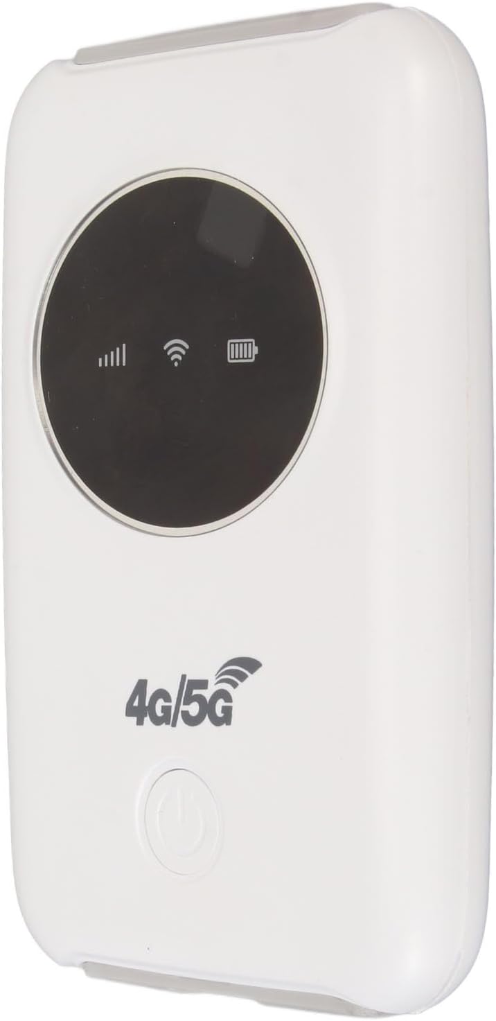 Brrnoo 5G Mobile WiFi Modem, Wireless Mobile Router 300 Mbit/s, Entsperrter 5G WiFi SIM-Kartensteckp