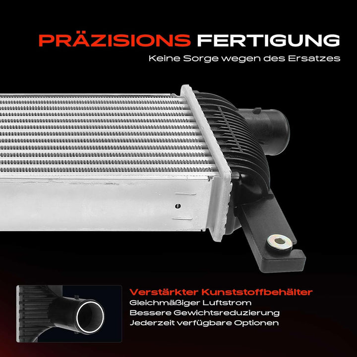 Frankberg Ladeluftkühler Turbokühler Kompatibel mit NP300 Navara D40 D22 Pritsche/Fahrgestell Pick-u
