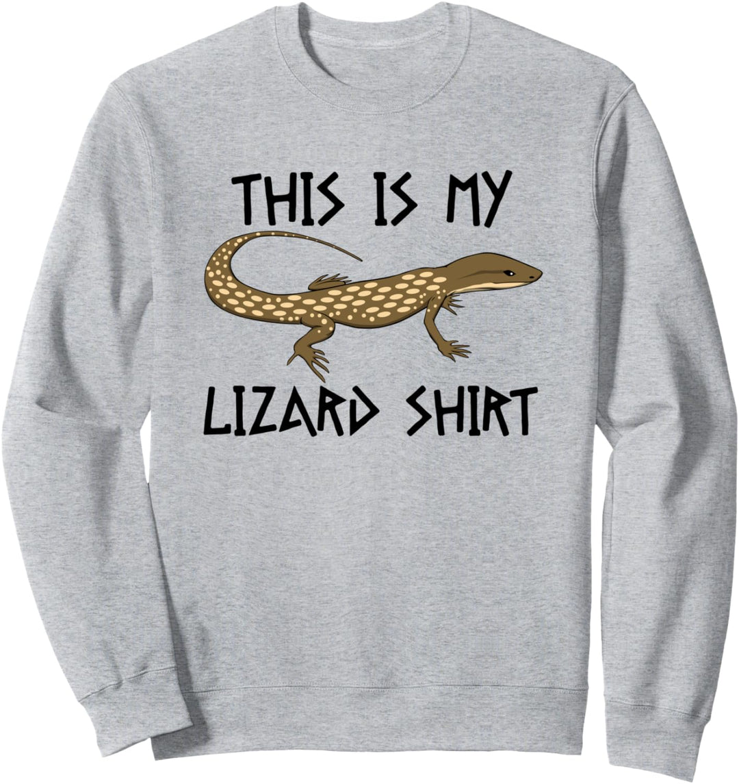 Niedliche Eidechse Ironisch Echse Reptil Gecko Sweatshirt