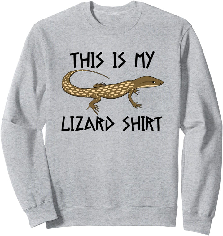 Niedliche Eidechse Ironisch Echse Reptil Gecko Sweatshirt