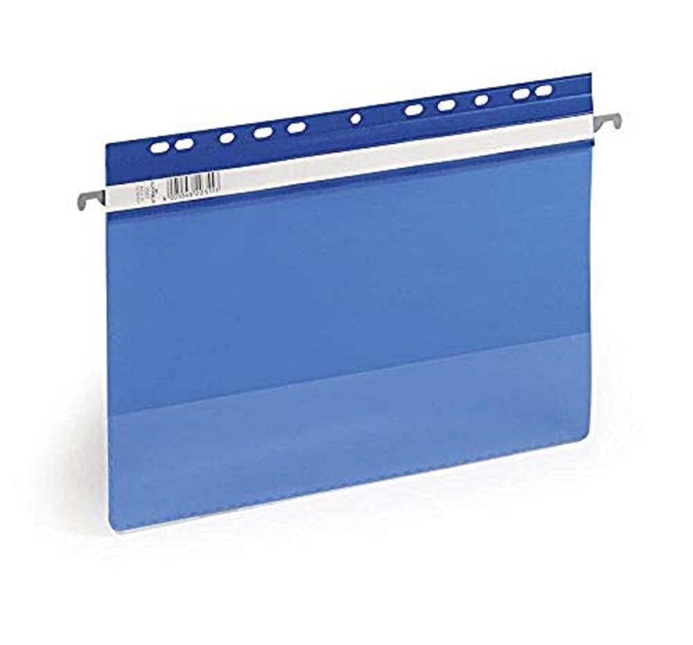 Durable Einhänge-Sichthefter Economy, blau, Packung à 50 Stück, 256106