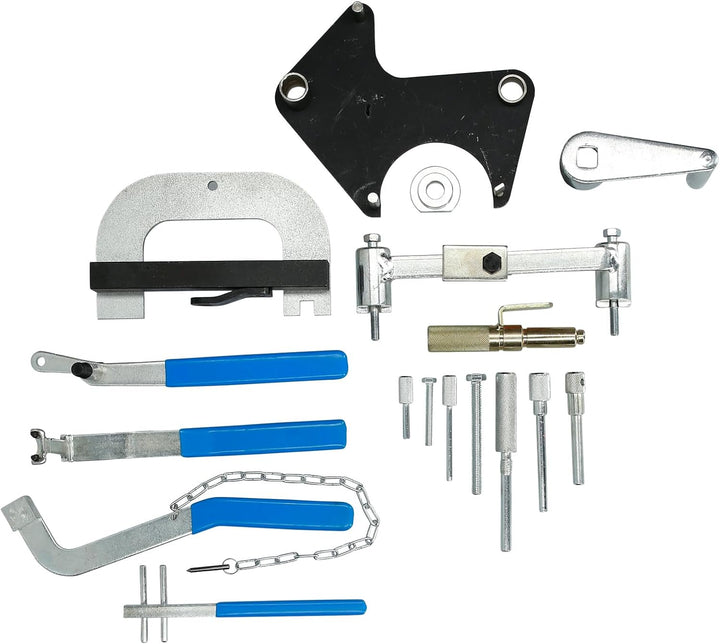 BRILLIANT TOOLS BT594650 Motor-Einstellwerkzeug-Satz für Renault [Powered by KS TOOLS] 17-tlg., 17-t