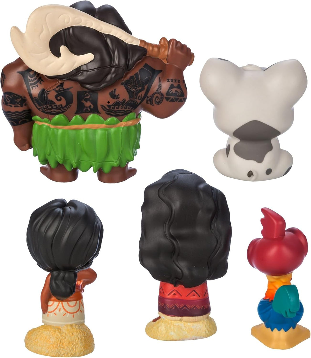 Disney Store Official - Vaiana 2 - Badespielzeugset - 5-teilig - Mit Vaiana, Simea, Pua, HEI HEI & M
