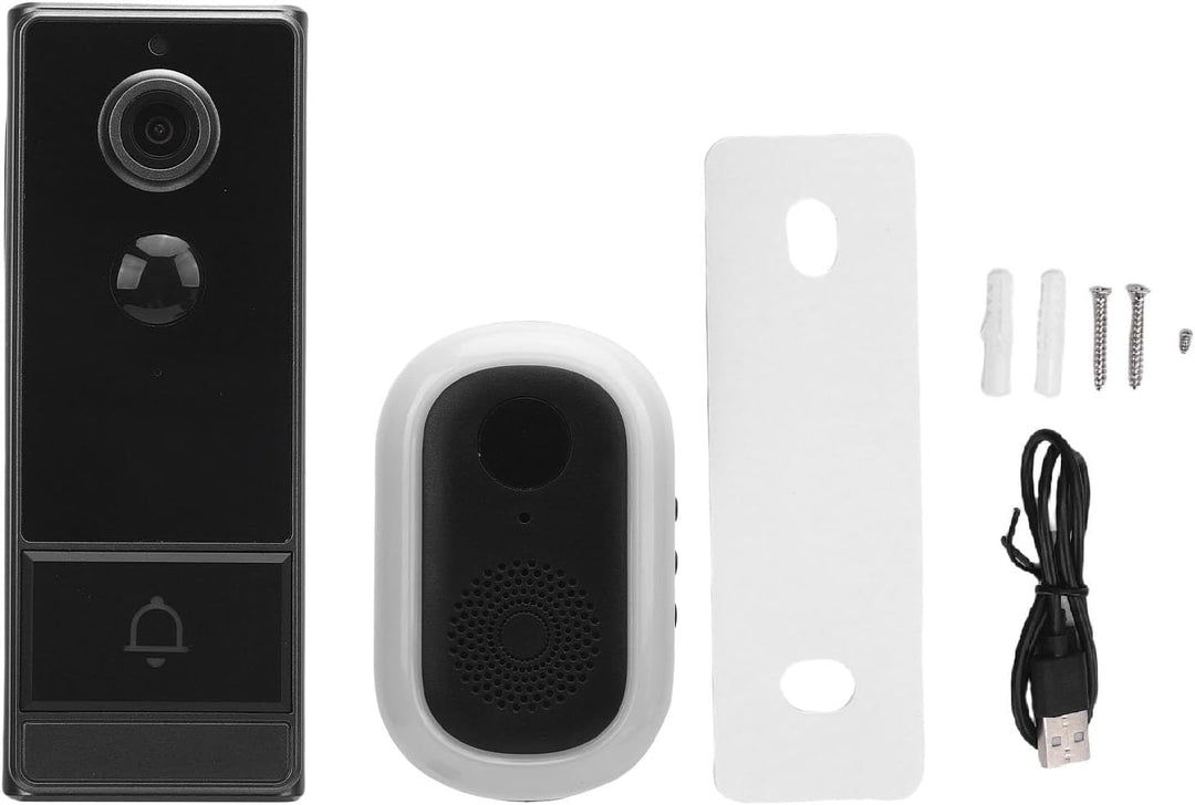 Wireless Wi-Fi-Video-Türklingelkamera mit Zwei Wegen Audio, Menschlicher Erkennung, Nachtsicht, 120-