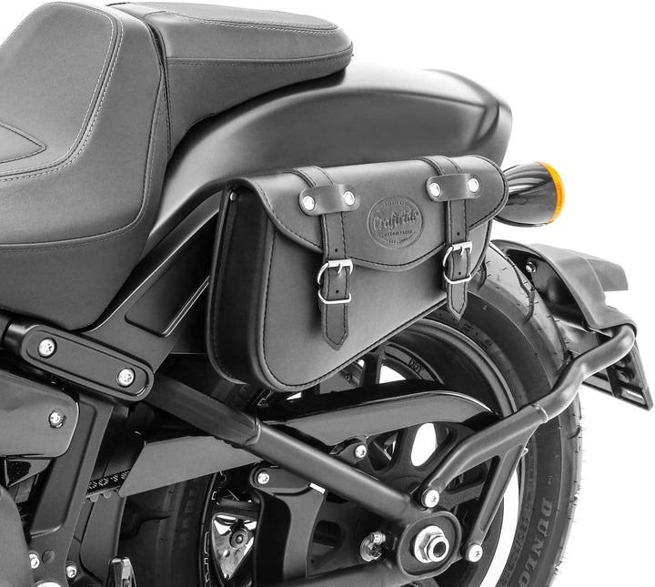 BS-Motoparts Satteltasche für Keeway Superlight 125 Arizona Schwarz Links