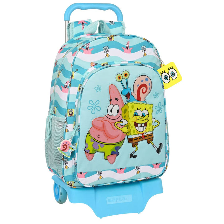 safta 612291313 Rucksack mit Spongebob Stay Positive 33 x 42 x 14 cm, bunt