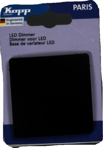 Kopp Paris Druck-Wechsel-Dimmer, Kombigerät, LED-Dimmer, für Glüh-Lampen, 230V Halogenlampen, Phasen