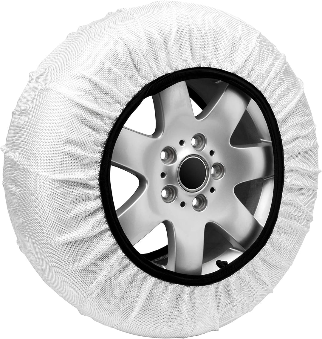 Isse C50058 Super 2er Set Textil-Schneeketten, Weiss, T58 SUPER T58, SUPER T58