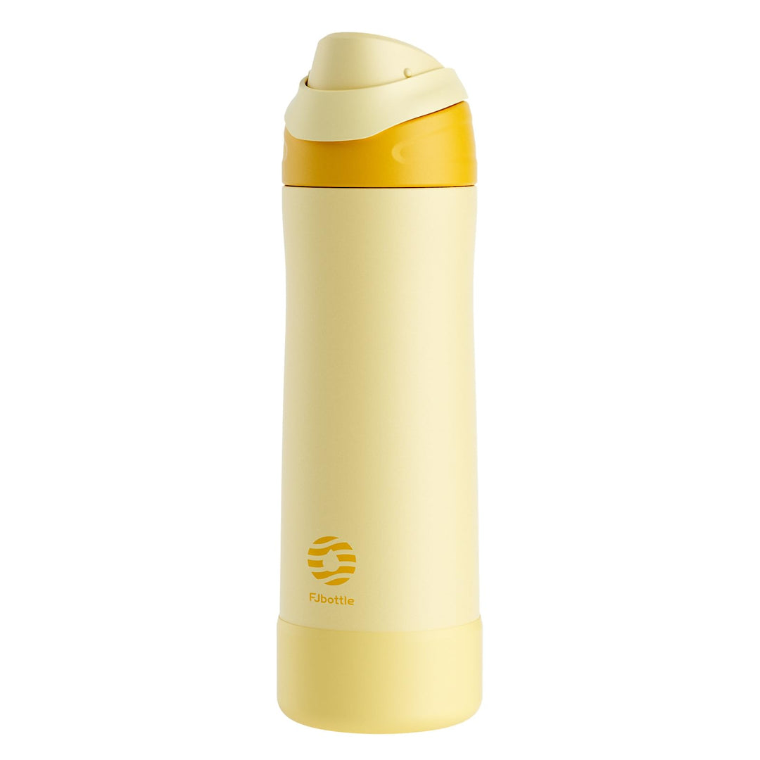 Fjbottle Edelstahl Trinkflasche 1L/750ML – 1-Klick Öffnung BPA-frei Wasserflasche für Sport, Schule,