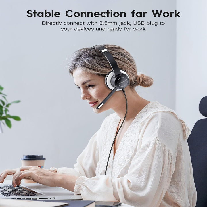 USB Headset, 3,5mm verdrahtete Headsets