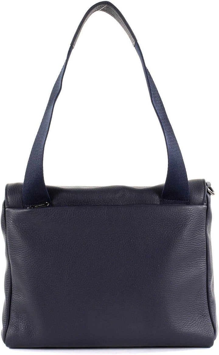 Mandarina Duck Damen Mellow Leather Umhängetasche Dress Blue, Dress Blue