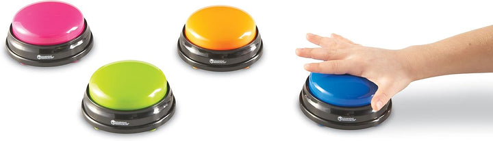 Learning Resources Original Antwort-Buzzer (4 Stück), 19.6 x 19.6 x 5.1 cm, Sortiert Satz von 4, Sat