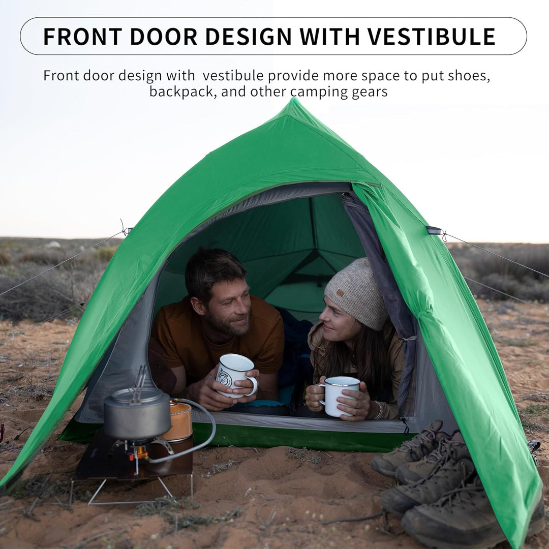 Naturehike Cloud Up Pro/Base/UL/EXT Zelt 2 Person Leichtes Campingzelt, Einfacher Aufbau Winddicht &