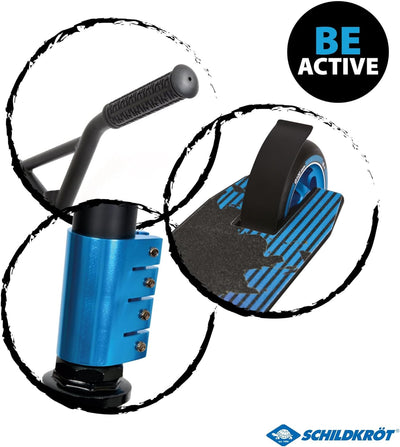 Schildkröt Stunt Scooter Untwist, wertiger Stuntscooter mit Alu-Felge, 100 mm PU Räder, für tolle Tr