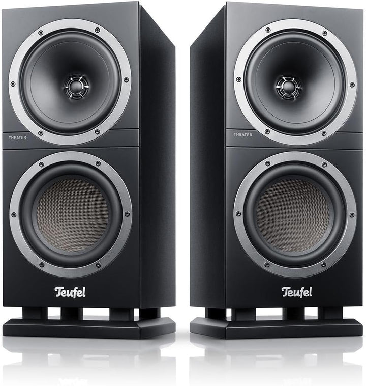 Teufel Theater 500S HiFi Stereo-Regallautsprecher - 2-Wege-Technik, Premium Sound, Bassreflex, gleic