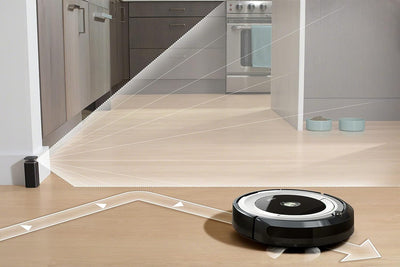 iRobot Originalteile - Dual Mode Virtual Wall Barriere - 2 AA Batterien - Kompatibel mit Roomba 600/