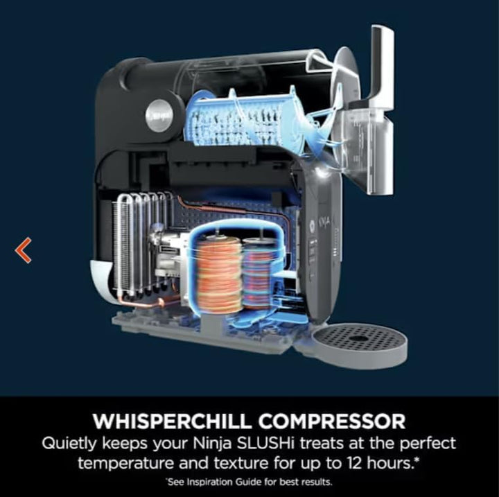 Ninja SLUSHi Maschine für Slush, Eis-Cocktails, Frappé, Milchshakes & gefrorenen Saft, ohne Eis oder