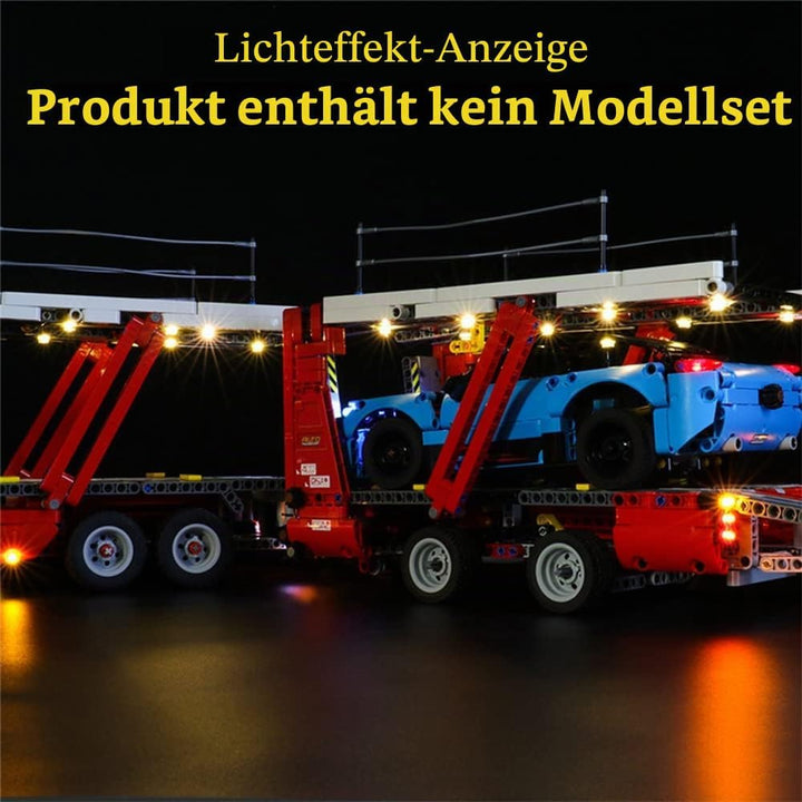 GEAMENT LED Licht-Set Kompatibel mit Lego Autotransporter (Car Transporter) - Beleuchtungsset für Te