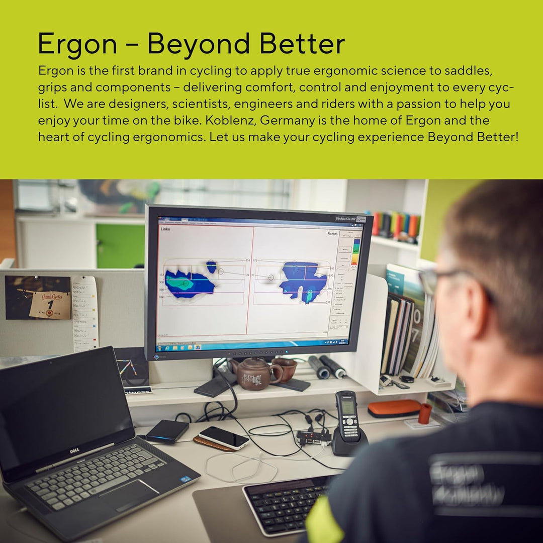 Ergon – GFR1 Fahrradgriff | MTB Gravity, Freeride | 2 Compounds | Unisex Einheitsgrösse Stealth, Ein