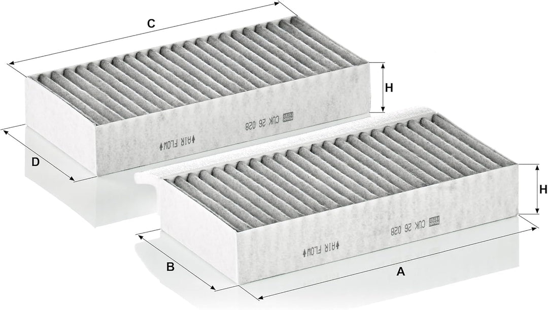Mann-filter CUK 26 028-2 - Filter, Innenraumluft