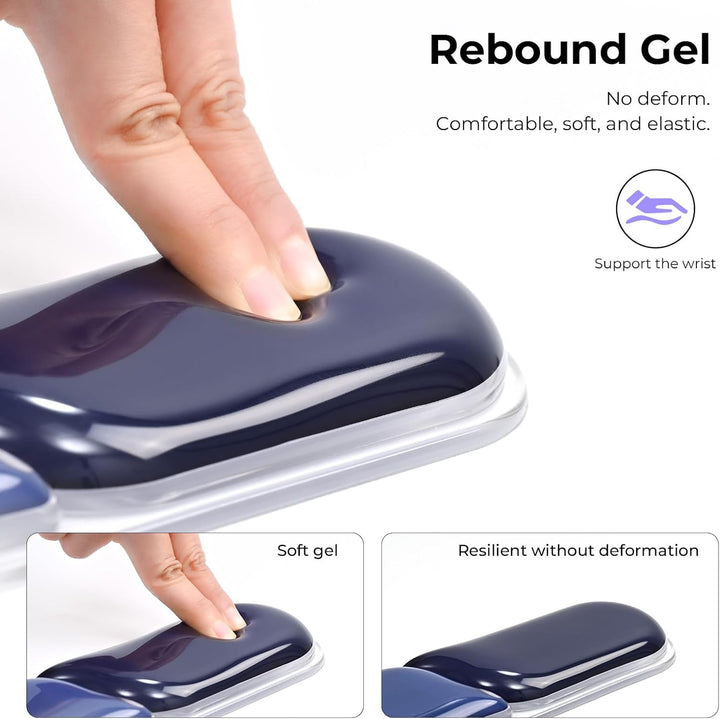 EooCoo Ergonomisches Mauspad mit Gel Handauflage + Handballenauflage Tastatur Satz, Gaming Mousepad