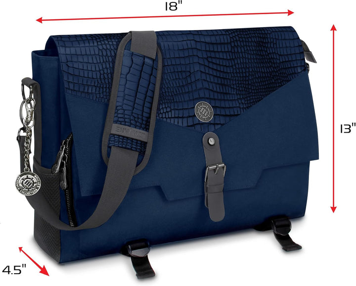 ENHANCE Player's Essentials DnD-Tasche, Sammleredition - Umhängetasche aus Drachenhaut für 2–4 Büche