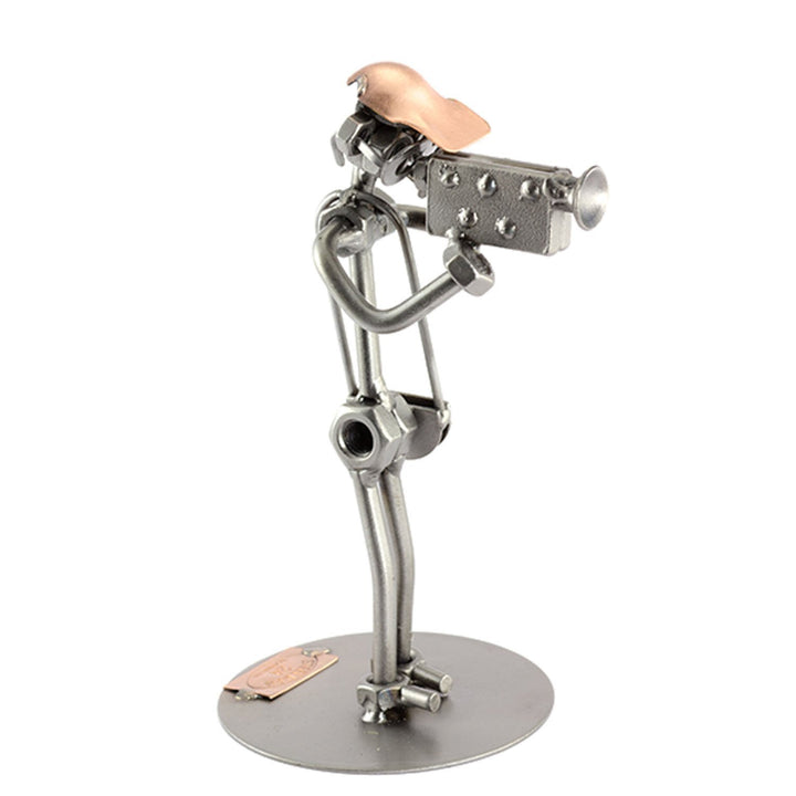 Steelman24 I Schraubenmännchen Kameramann I Made in Germany I Handarbeit I Geschenkidee I Stahlfigur