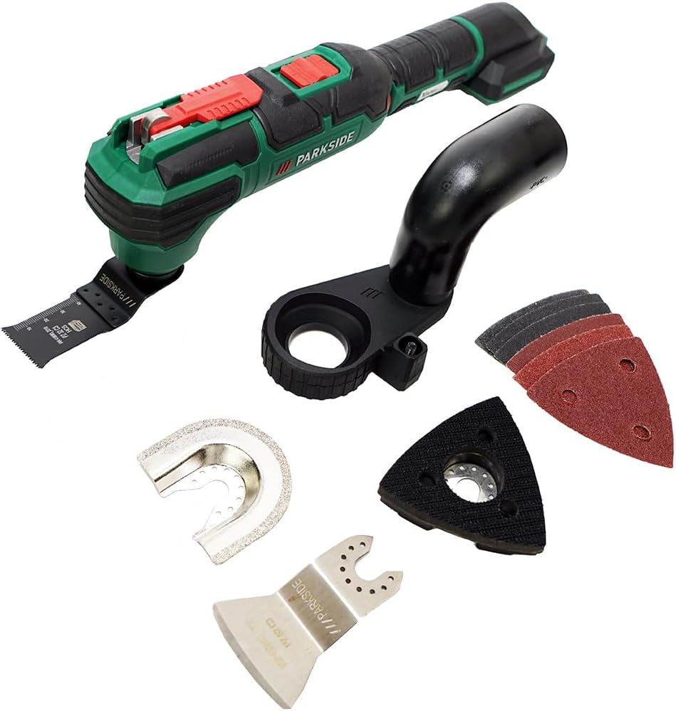 HEADNMORE® Bundle - PARKSIDE® Akku Multifunktionswerkzeug 20V PAMFW 20 +Schlüsselanhänger (inkl 1x4A