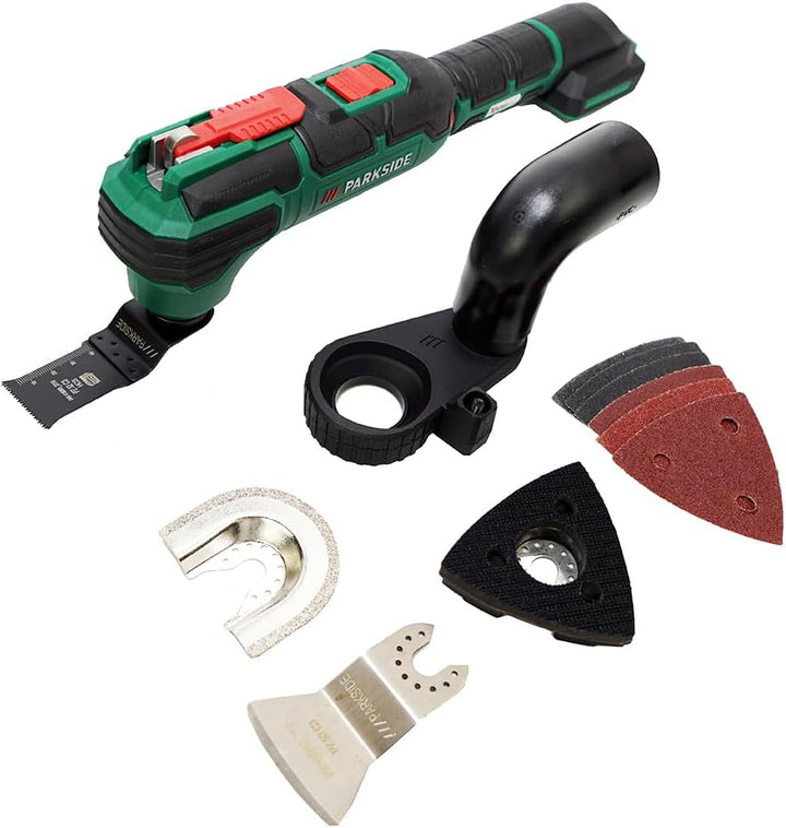 HEADNMORE® Bundle - PARKSIDE® Akku Multifunktionswerkzeug 20V PAMFW 20 +Schlüsselanhänger (inkl 1x4A