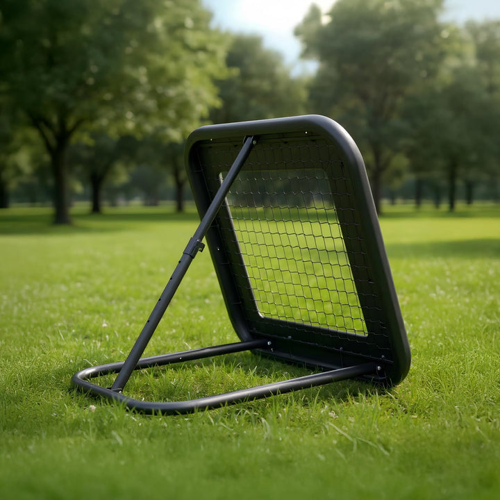 Virtufit Verstellbarer Fussball-Rebounder Pro - Kickback - Tchouck - 84 x 84 cm / 100 x 100 cm / 124