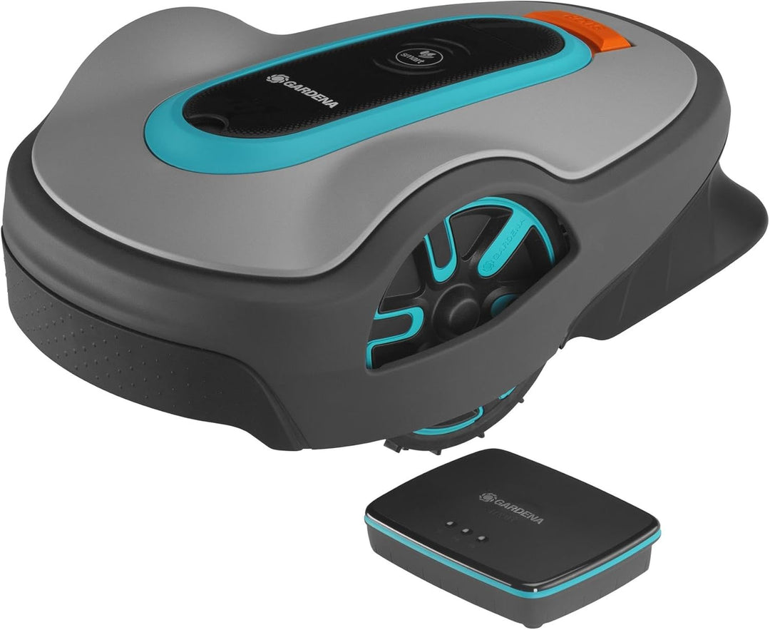 Gardena smart SILENO Life 1000 Mähroboter-Set: Innovative LONA KI-Technologie, SensorControl, für St