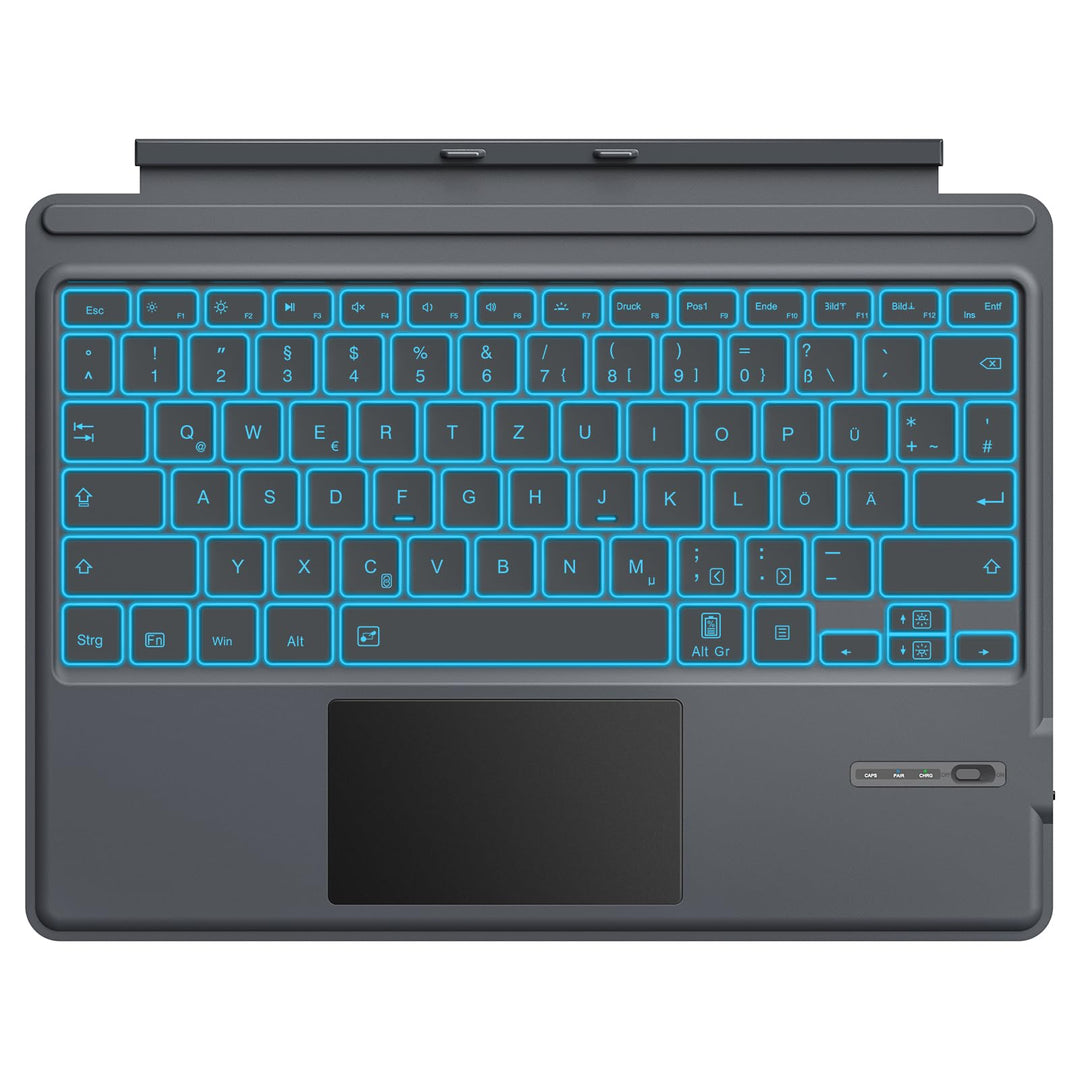 MoKo Deutsch Tastatur Kompatibel mit Microsoft Surface Pro 7 Plus/Pro 7/Pro 6/Pro 5/Pro 4/Pro 3, QWE