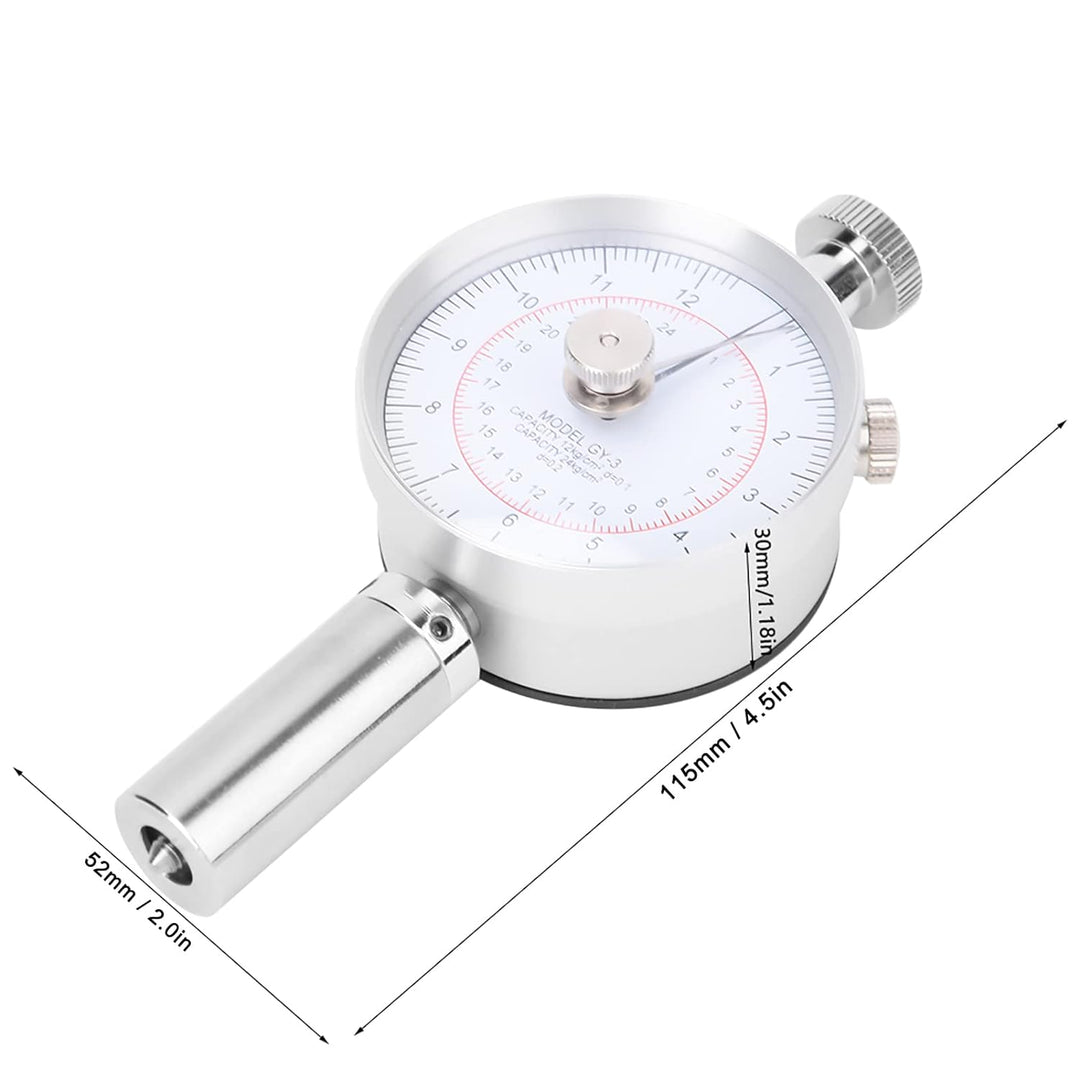 Härteprüfer, GY‑03 Obst Penetrometer Farm Fruit Penetrometer Härteprüfer mit 2 Messköpfen zur Prüfun