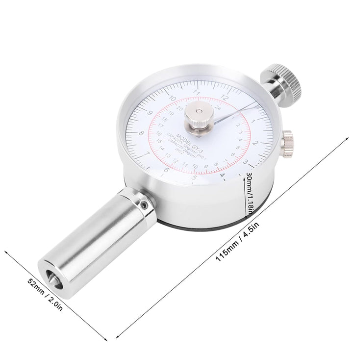 Härteprüfer, GY‑03 Obst Penetrometer Farm Fruit Penetrometer Härteprüfer mit 2 Messköpfen zur Prüfun