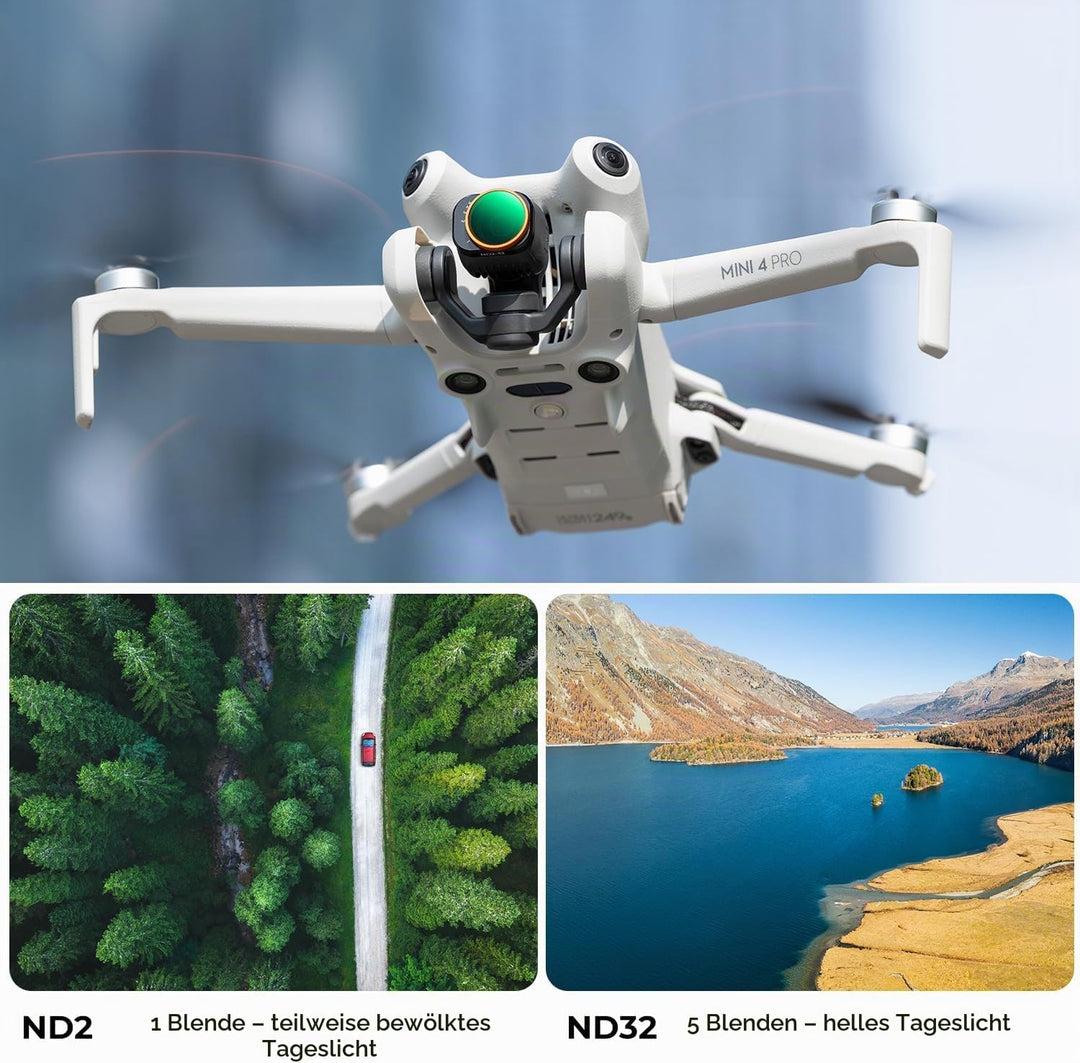 K&amp;F Concept Mini 4 Pro Variable ND Filter ND2-ND32,1-5 Stufen Variable Filter kompatibel mit DJI Min