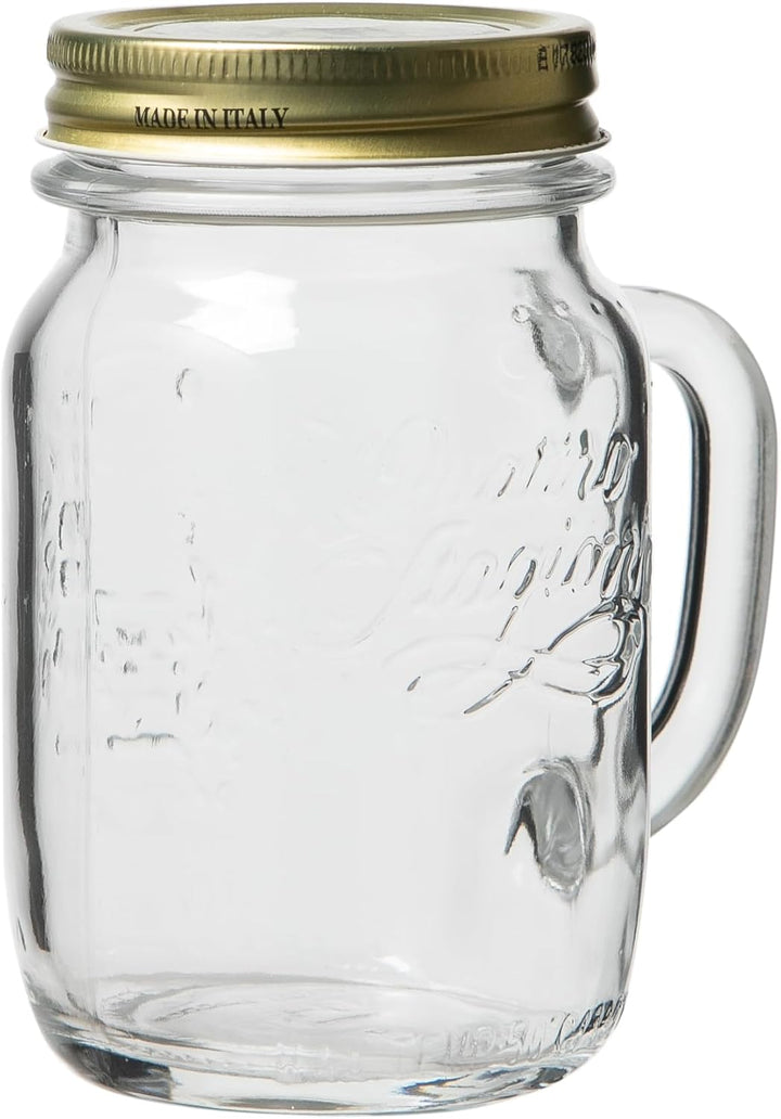 Bormioli 94121 Rocco America Set mit 6 blauen Gläsern, Glas, 30 cl
