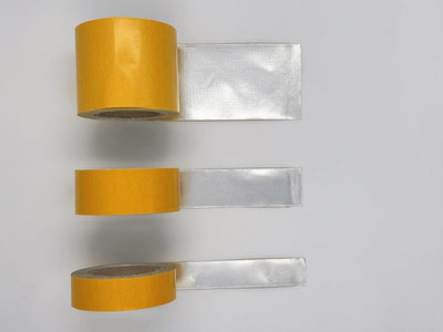 Selbstklebendes Hitzeschutz Tape/Hitzeschutzband - aluminiumbeschichtet - bis 500°C (3,5cm x 5m), 3,