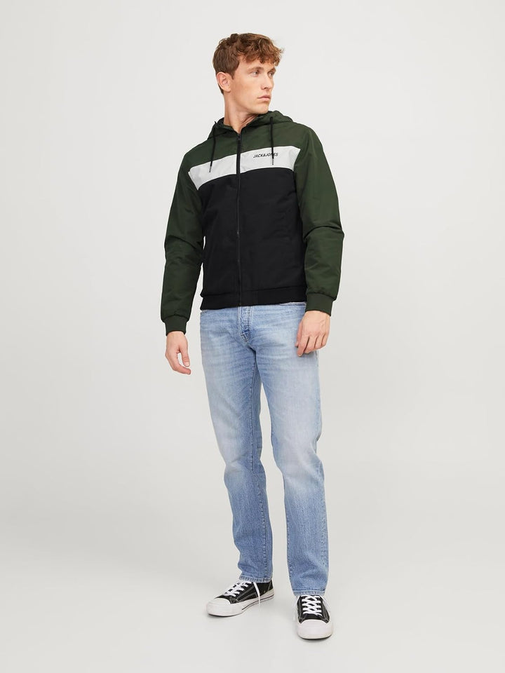 JACK &amp; JONES Male Blousonjacke Blousonjacke | bomber jacket M Forest Night, M Forest Night