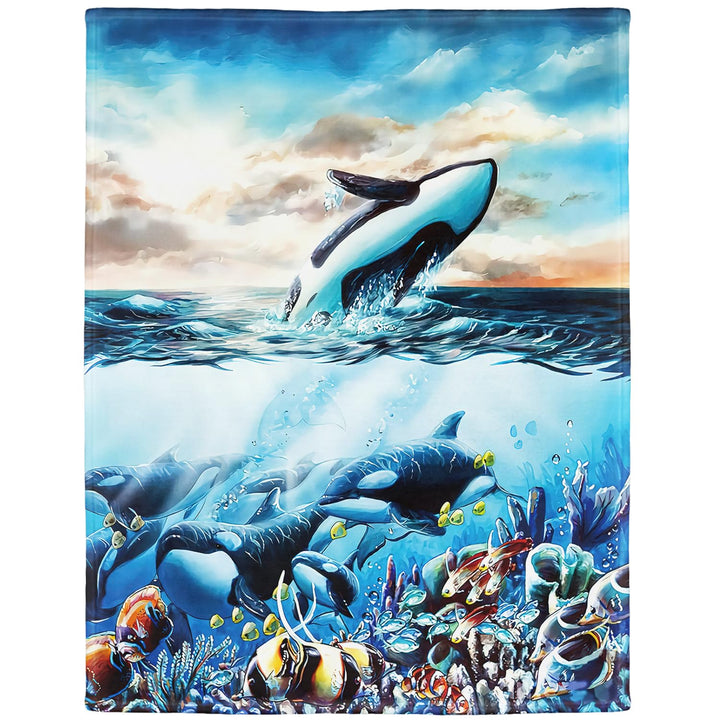 YISUMEI - 150 x 200 cm Decke - Wal Fleecedecke,Kaschmir-Gefühl Kuscheldecke Geeignet für Bett oder S