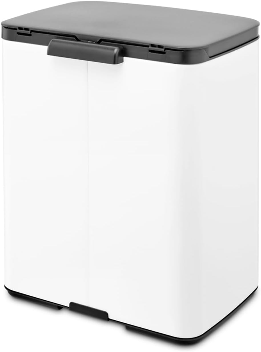 Brabantia - Bo Abfalleimer 12L - Abfalleimer, stilvoll & praktisch - Leicht zu öffnender, sanft schl