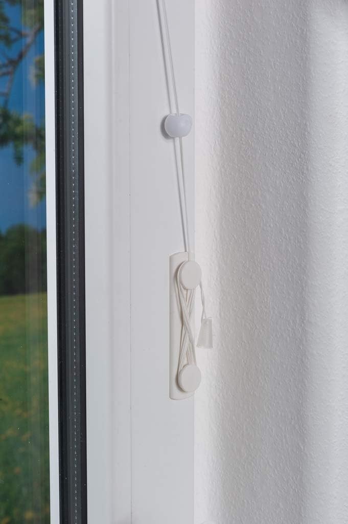 K-home Klebe-Plissee, Weiss, 100 x 210 cm 100 x 210 cm Weiss, 100 x 210 cm Weiss