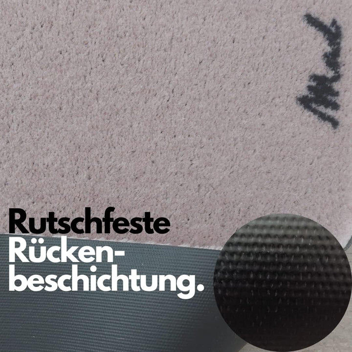 Mad about Mats Fussmatte Perla, Türvorleger, Indoor, Badematte, Pink Rot, Mit Spruch Smile., Trendy,